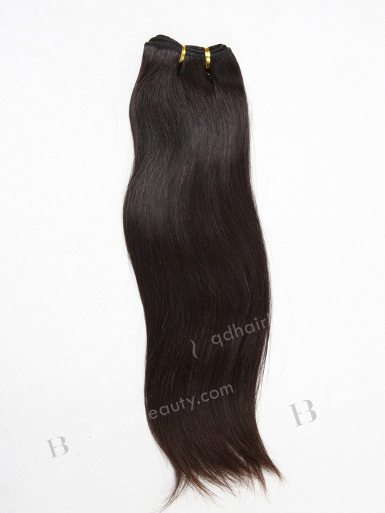 In Stock Malaysian Virgin Hair 16" Straight Natural Color Machine Weft SM-324